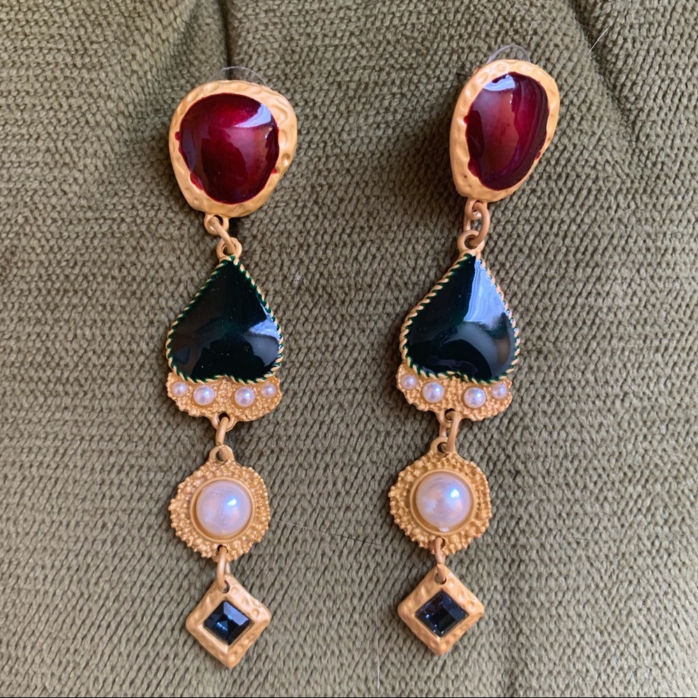 Zara dangle earrings - Picture 3 of 5